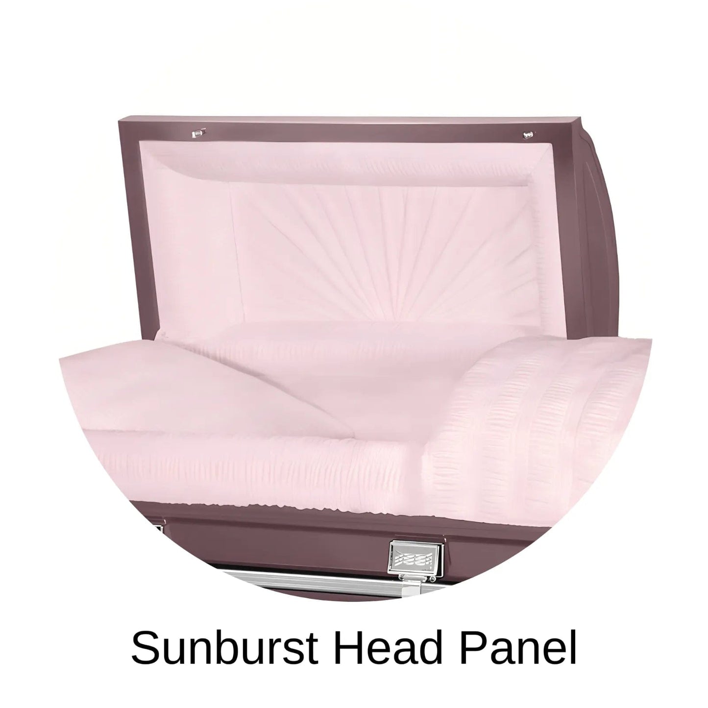 Sunburst Head Panel Of Titan Atlas XL Series Casket