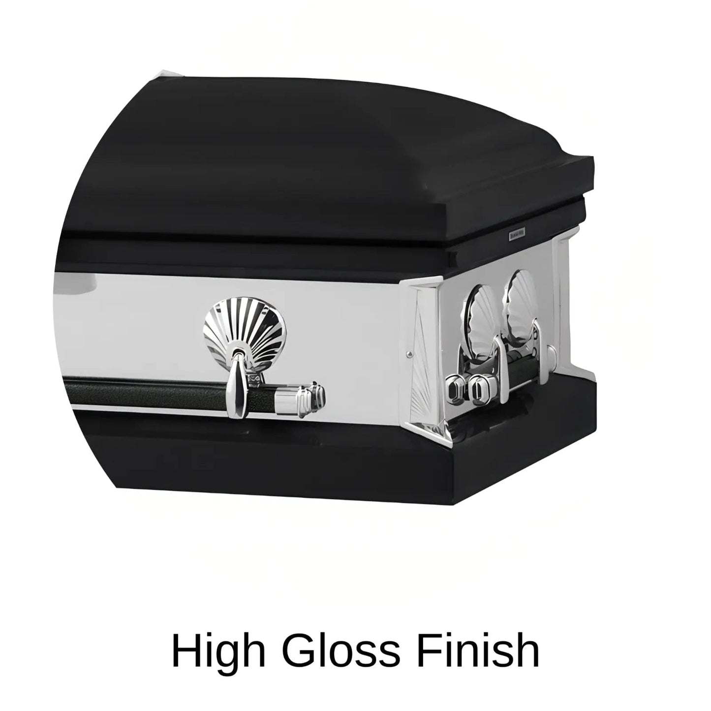 High Gloss Finish Of Titan Reflection Series Casket