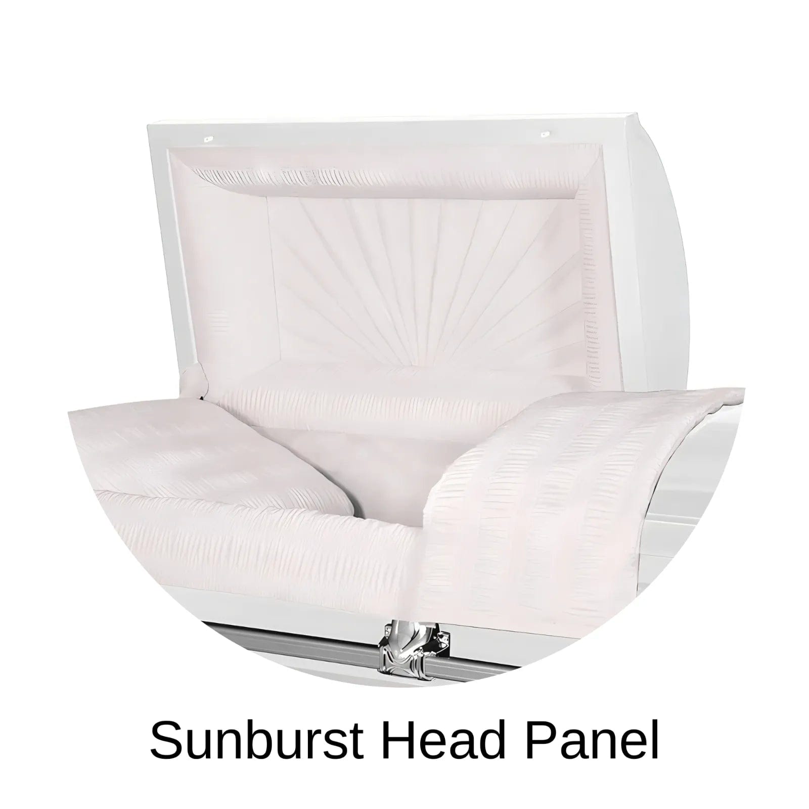 Sunburst Head Panel Of Titan Orion Series Casket