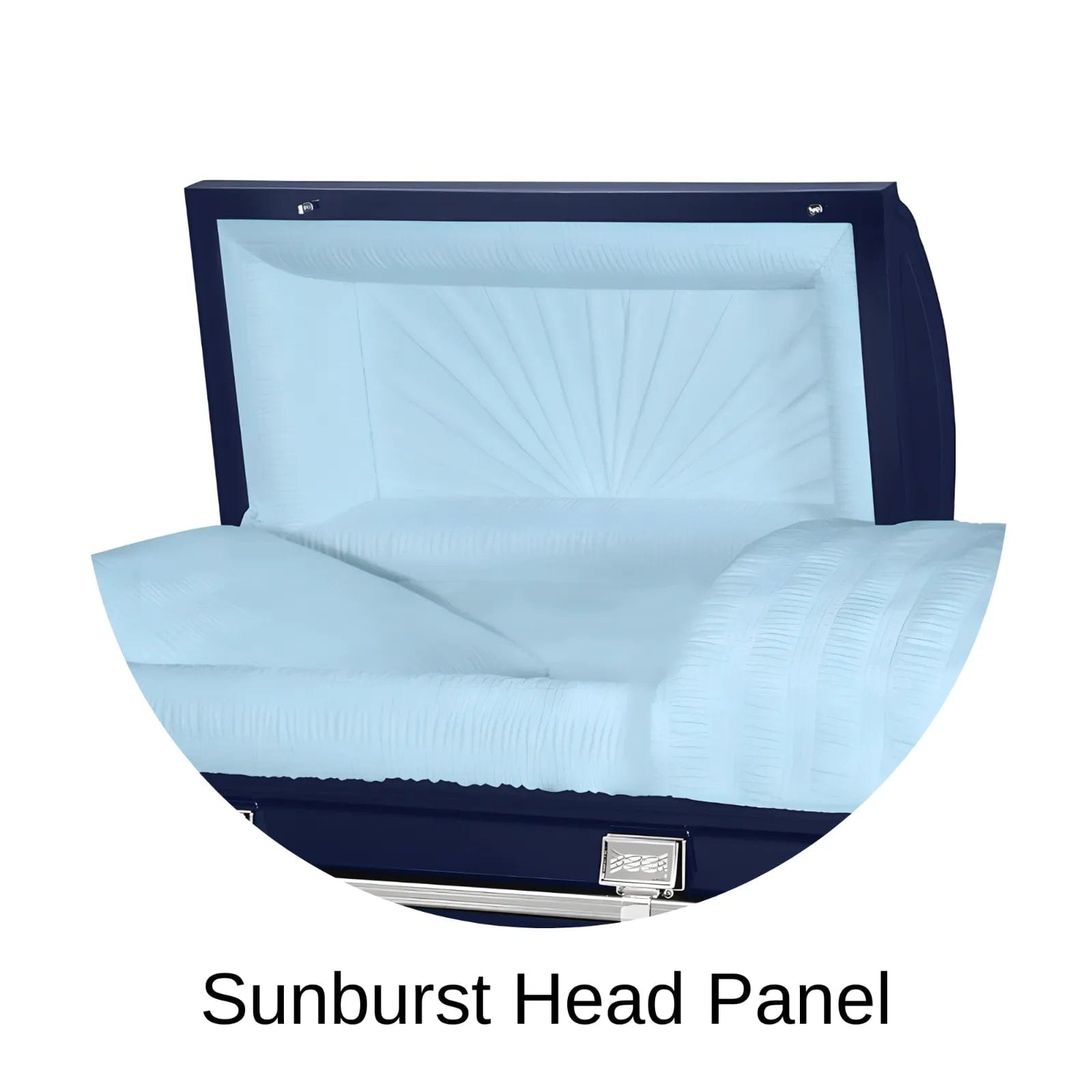 Sunburst Head Panel Of Titan Atlas XL Series Casket