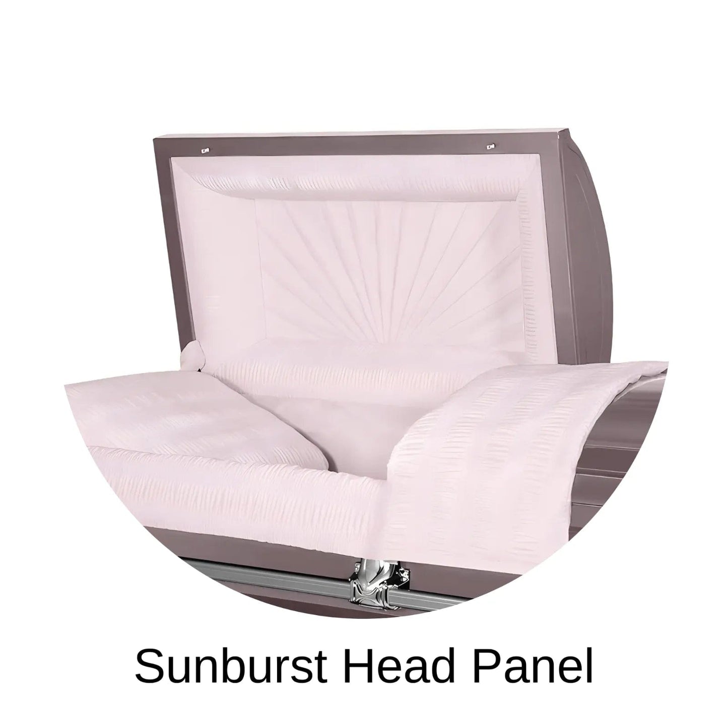 Sunburst Head Panel Of Titan Orion Series Casket