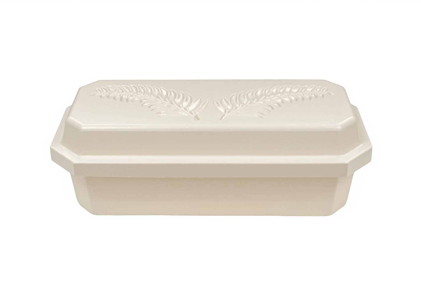 Standard Pet Casket | Almond With Grey