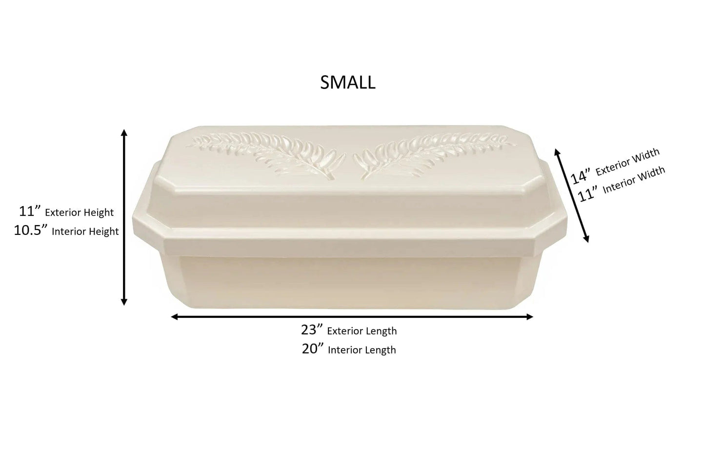 Standard Pet Casket| Almond & Blue