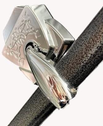 Cambridge Series | Red Steel Casket with White Velvet Interior