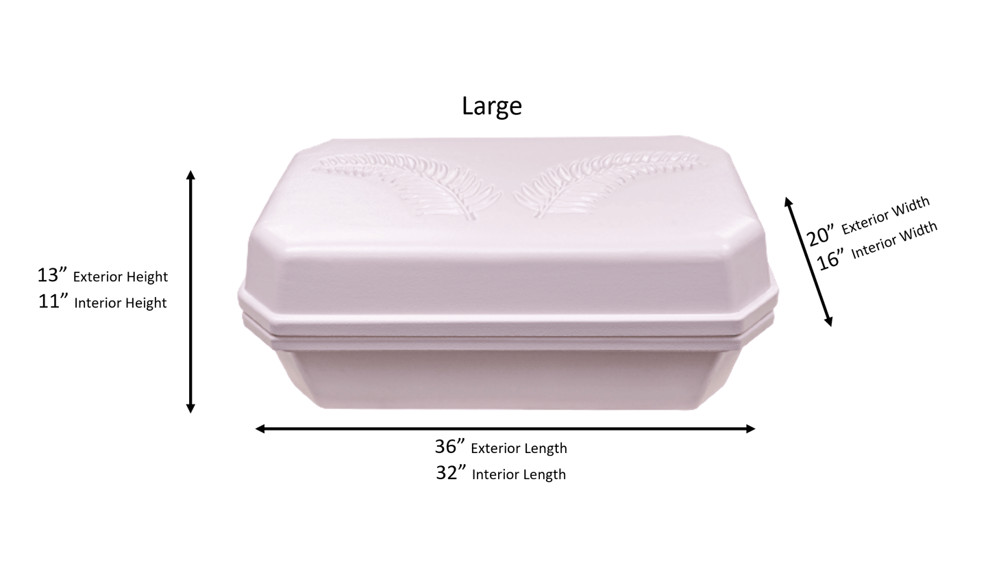 Platinum Pet Casket | Pink