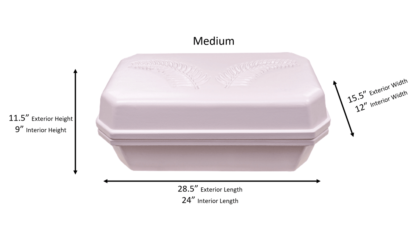 Platinum Pet Casket | Pink