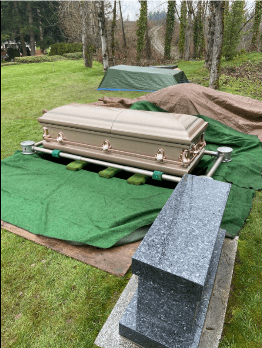Orion Series | Copper Steel Casket with Rosetan Interior - Titan Casket