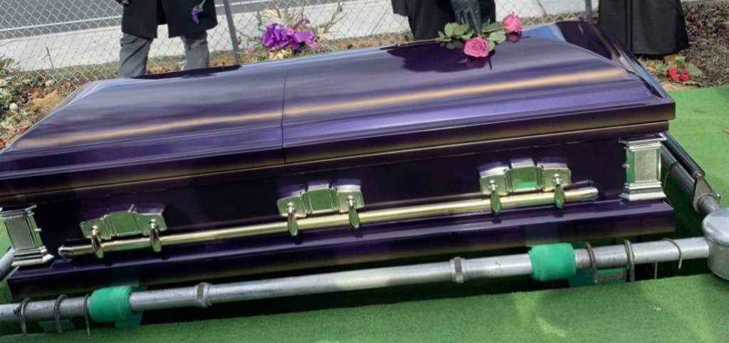 Satin Series | Royal Purple Steel Casket with White Interior - Titan Casket