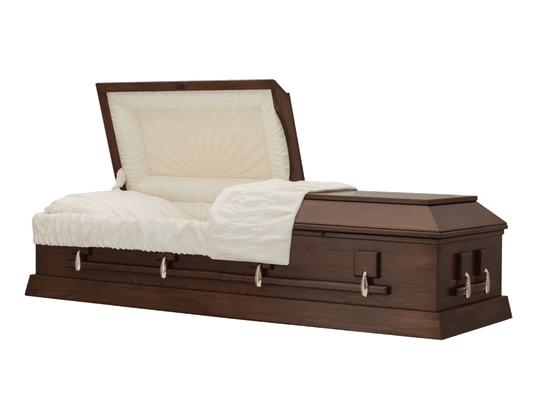 Artisan | Poplar Wood Casket with a Satin Finish - Titan Casket