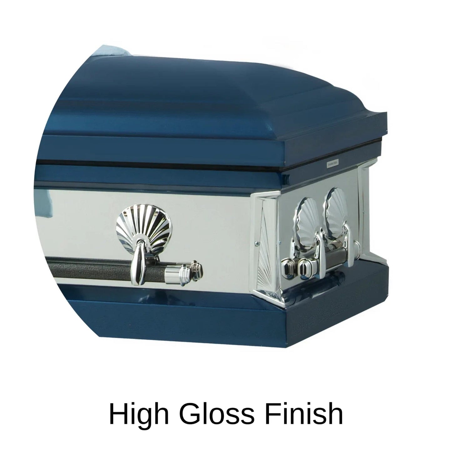High Gloss Finish Of Titan Reflection Series Casket
