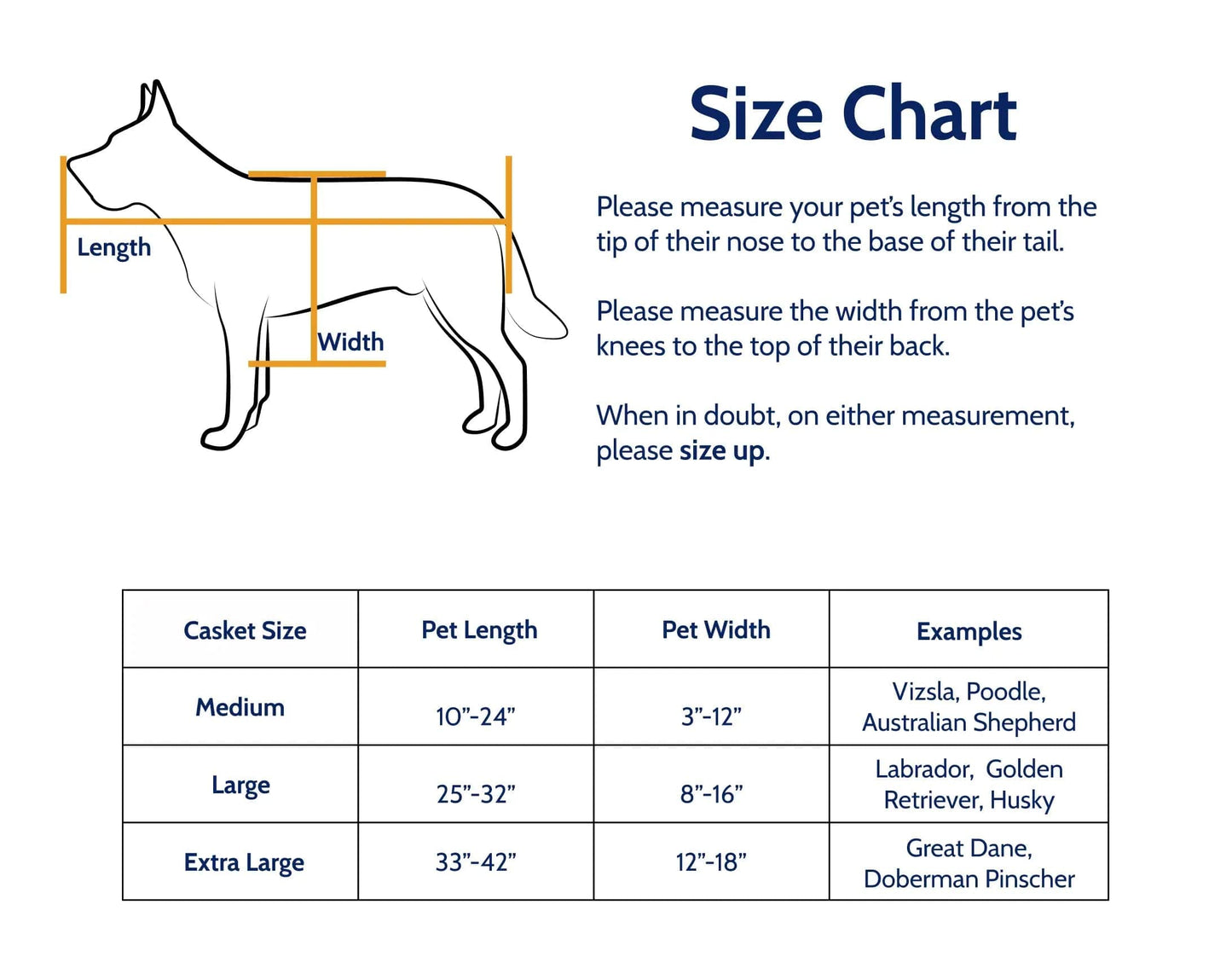 Platinum Pet Casket | Almond With Cream