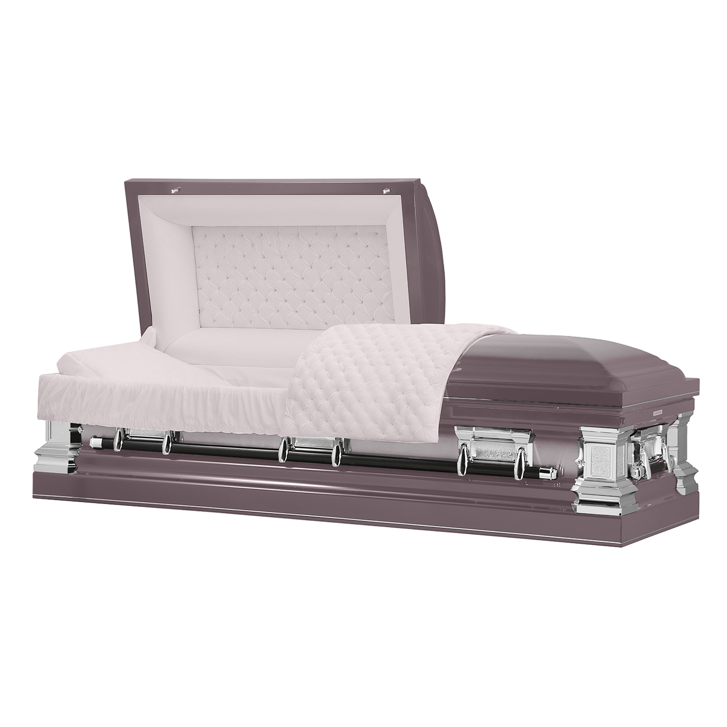 Era Series | Orchid Stainless Steel Casket with Pink Interior - Titan Casket