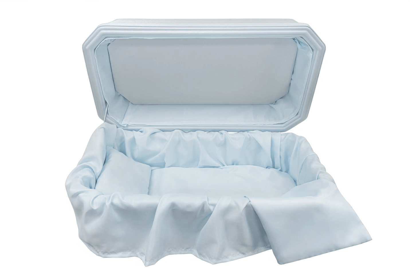 Platinum Pet Casket | Blue