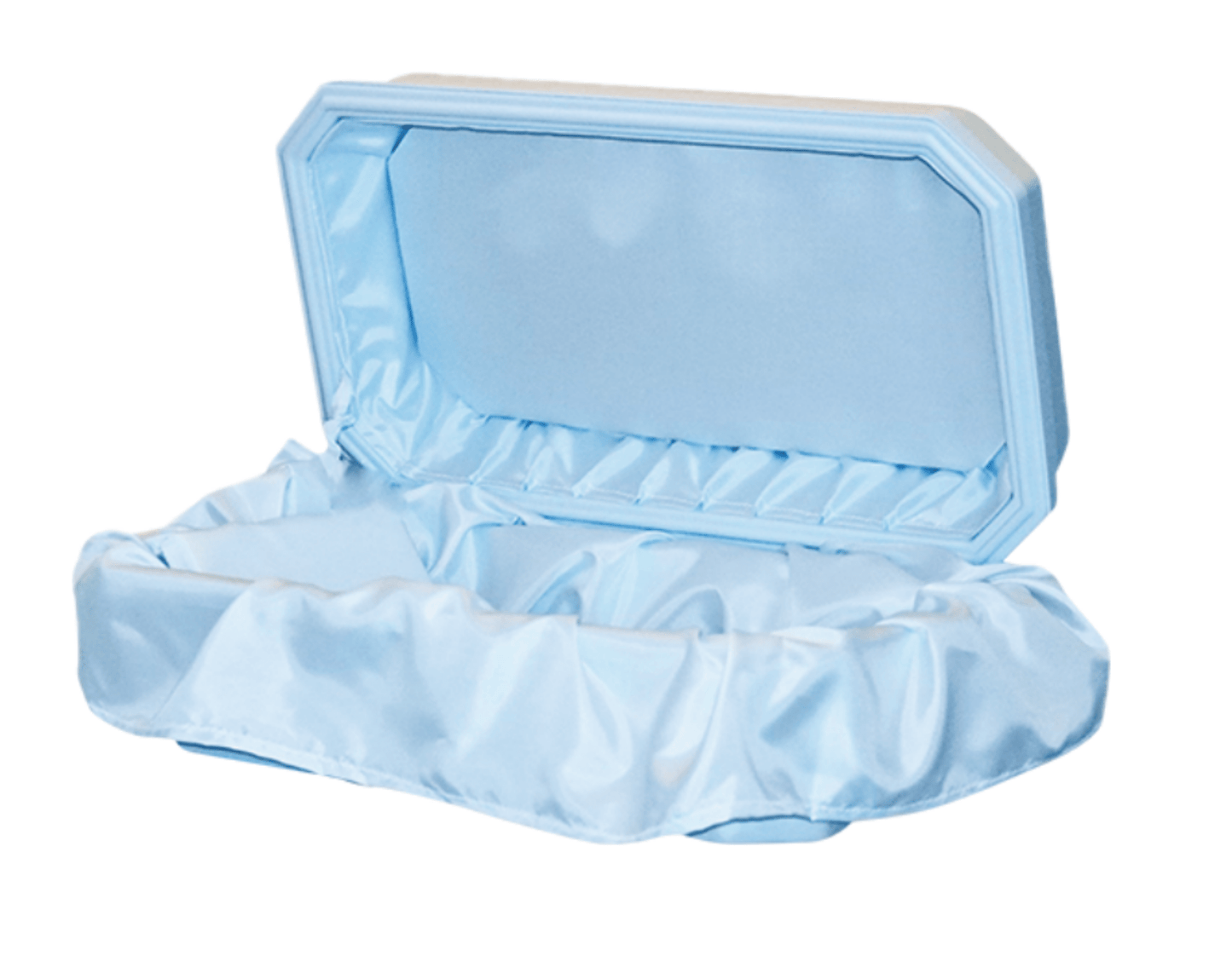 Platinum Pet Casket | Blue