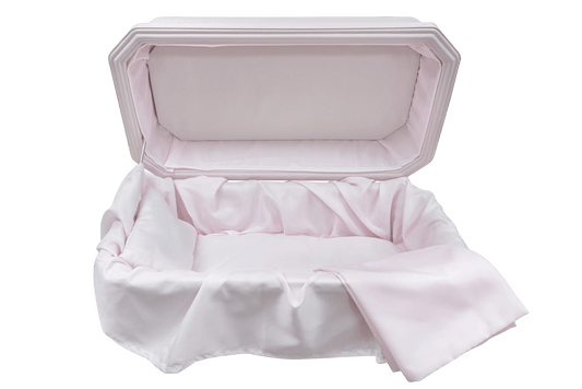 Platinum Pet Casket | Pink