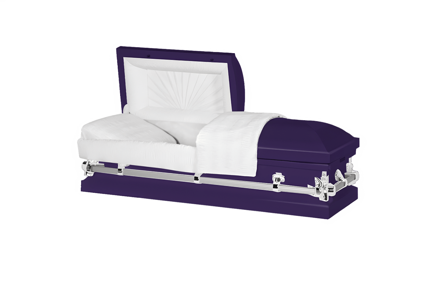 Steel Pet Casket | Purple