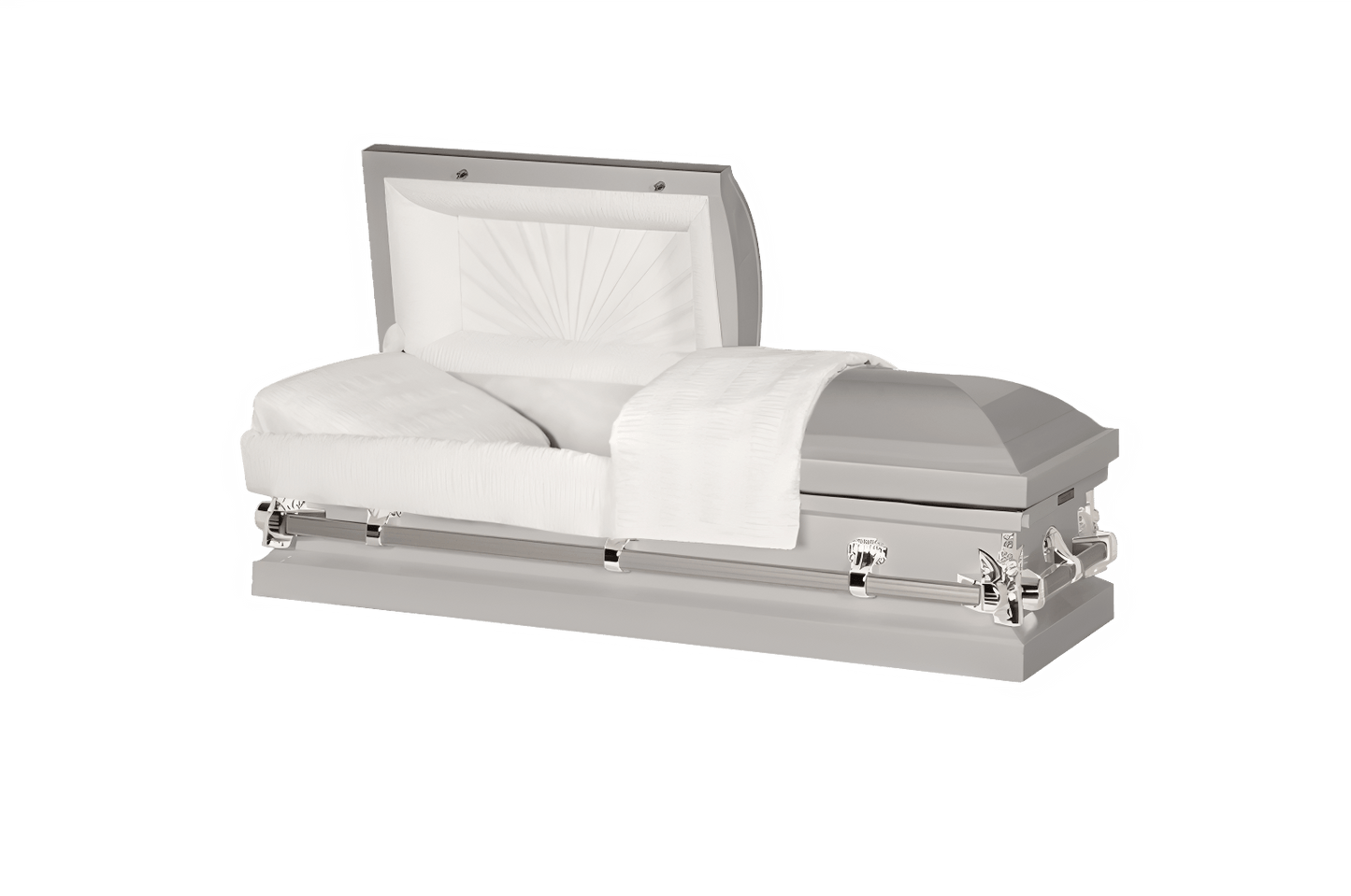 Steel Pet Casket | Silver