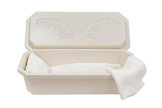 Standard Pet Casket | Almond With Cream