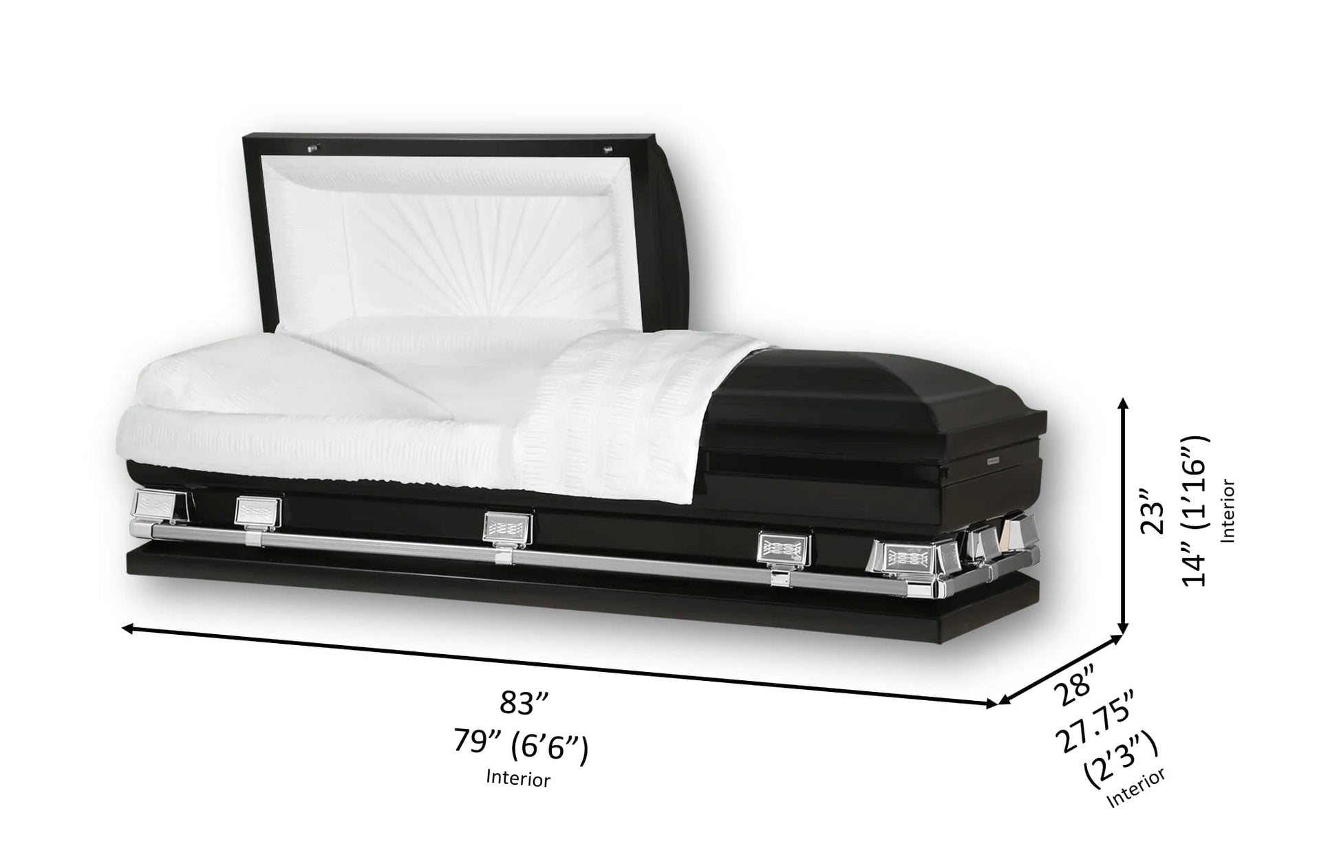 Dimensions Of Titan Casket Orion Series Casket