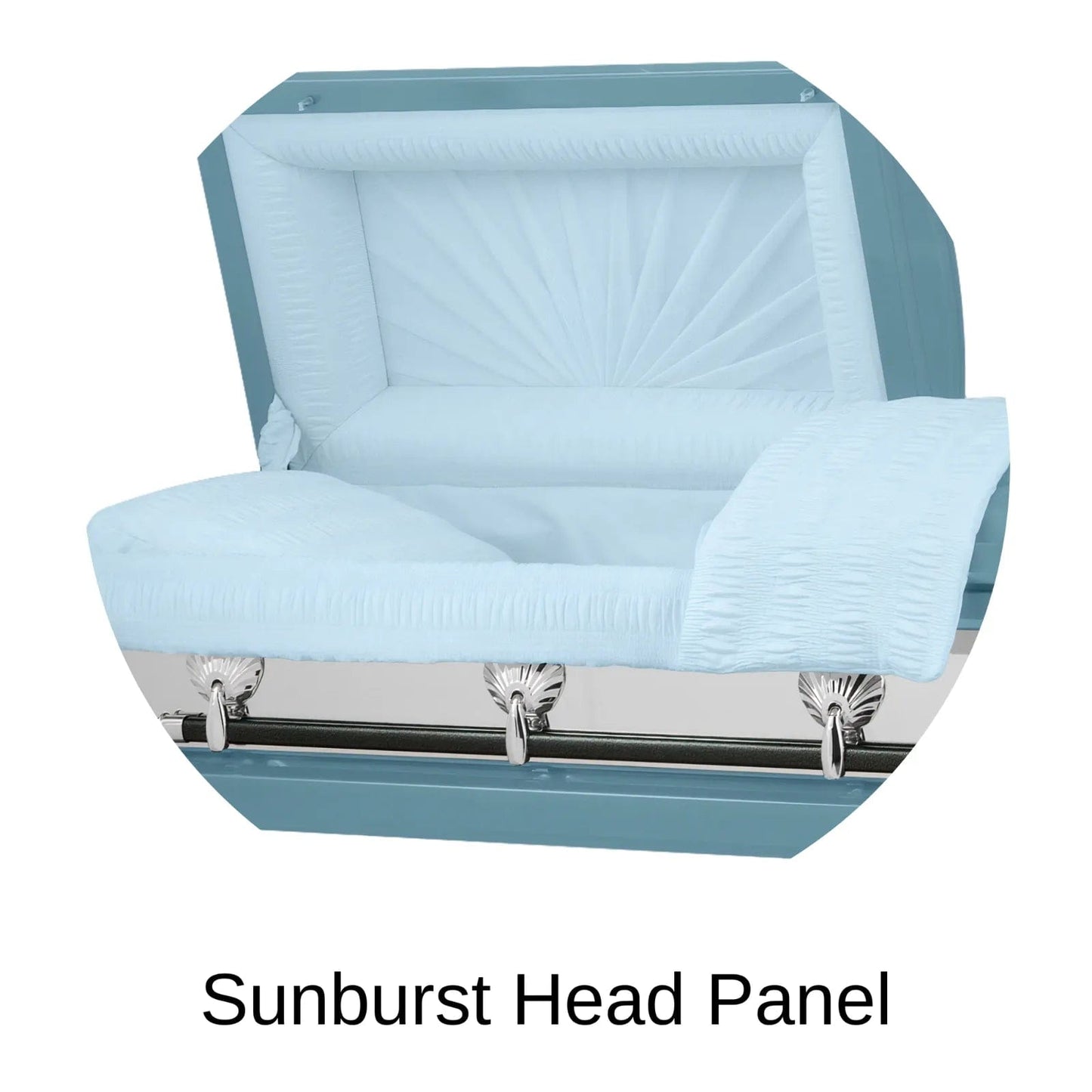 Sunburst Head Panel Of Titan Reflection Series Casket