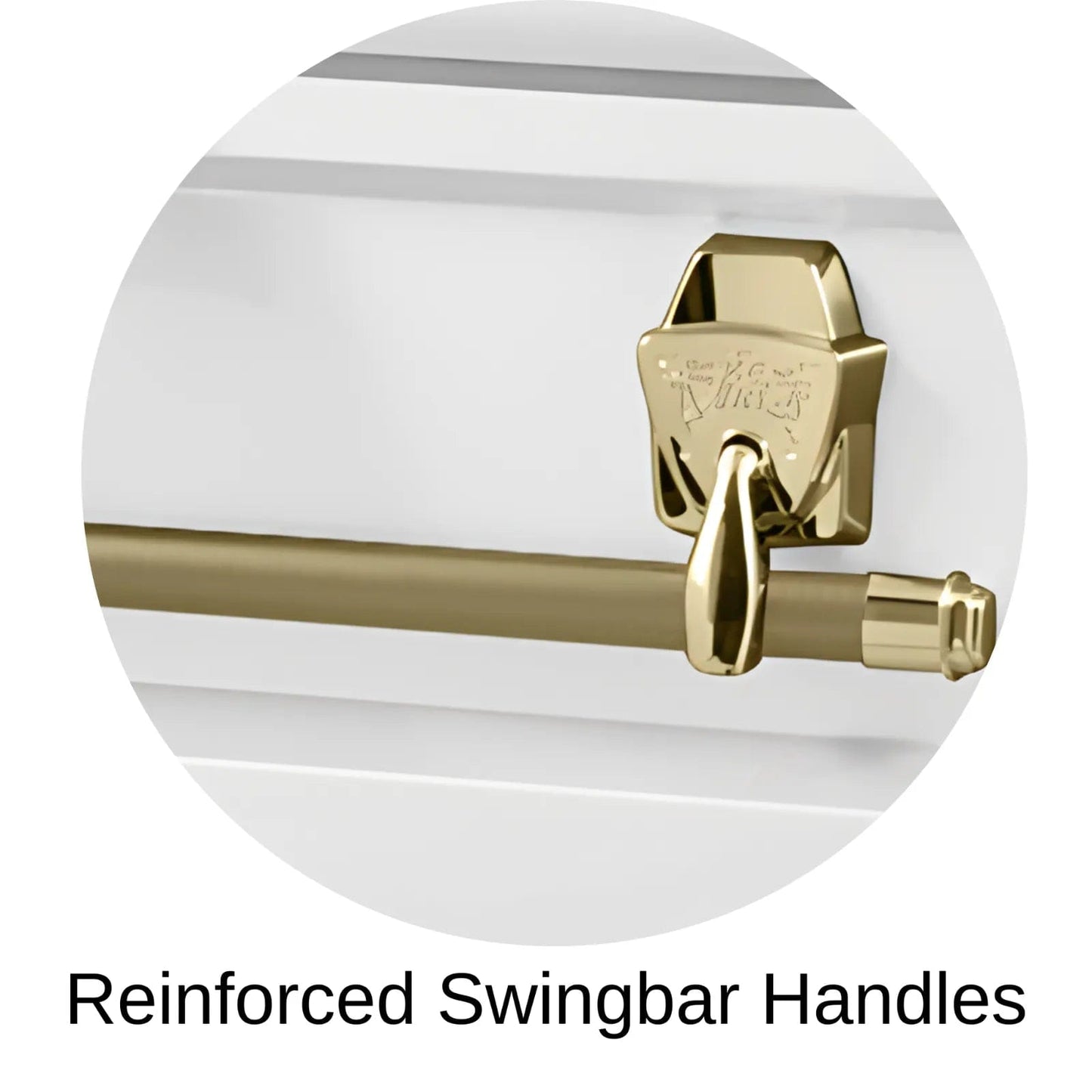Reinforced Swingbar Handles Of Titan Cambridge Series Casket