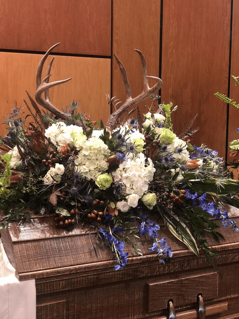 Rustic Oak | Solid Oak Wood Casket, Walnut Stain with a Textured Barn Board Finish, and a White Duck Cloth Interior - Titan Casket