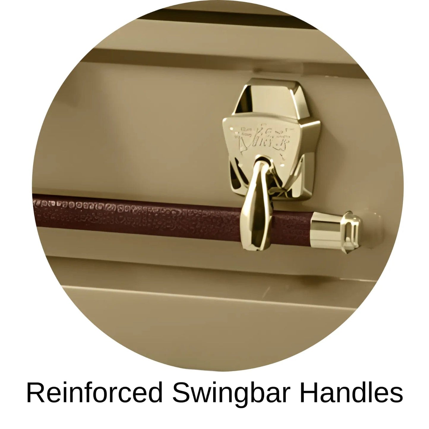 Reinforced Swingbar Handles Of Titan Cambridge Series Casket