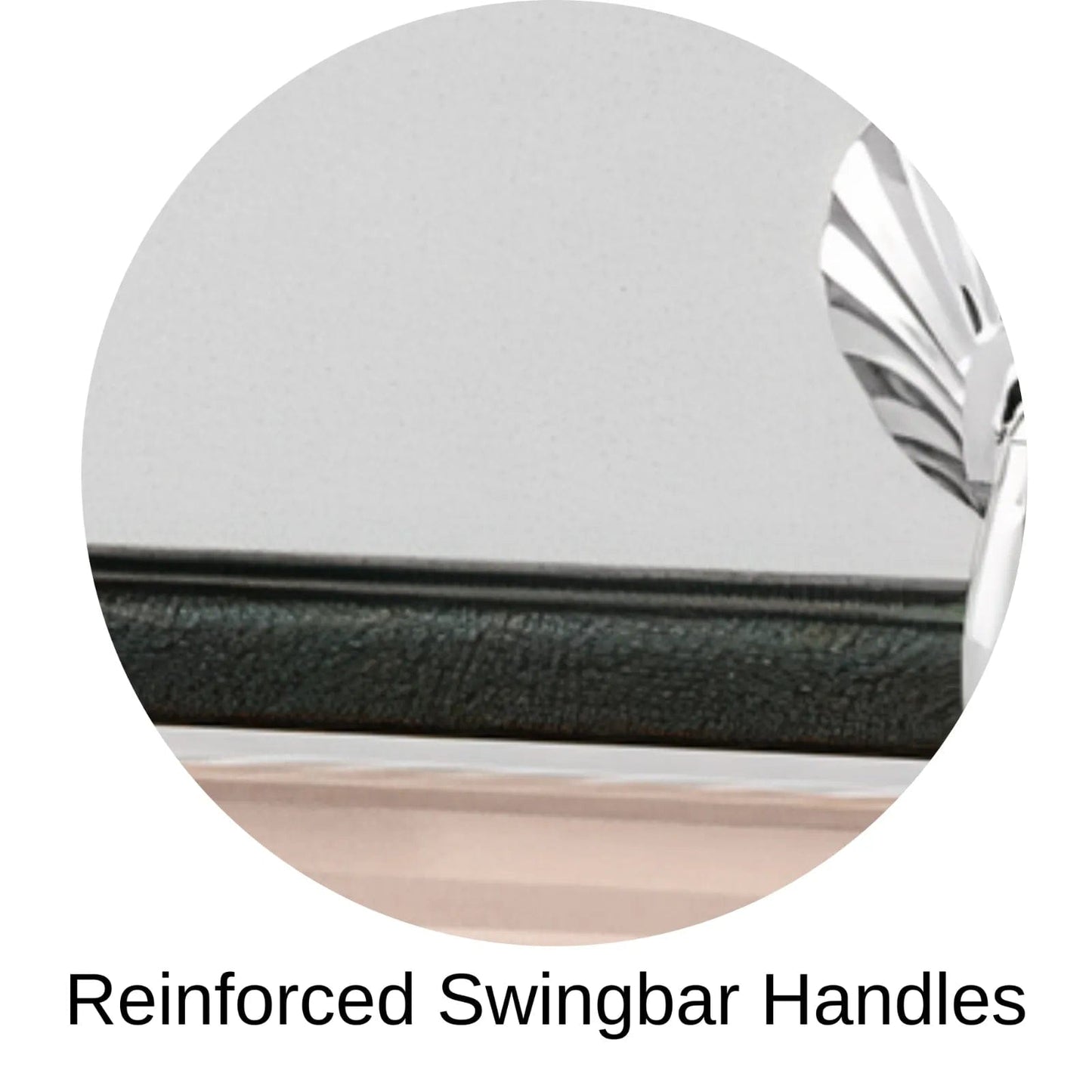 Reinforced Stationary Handles Of Titan Reflection Series Casket