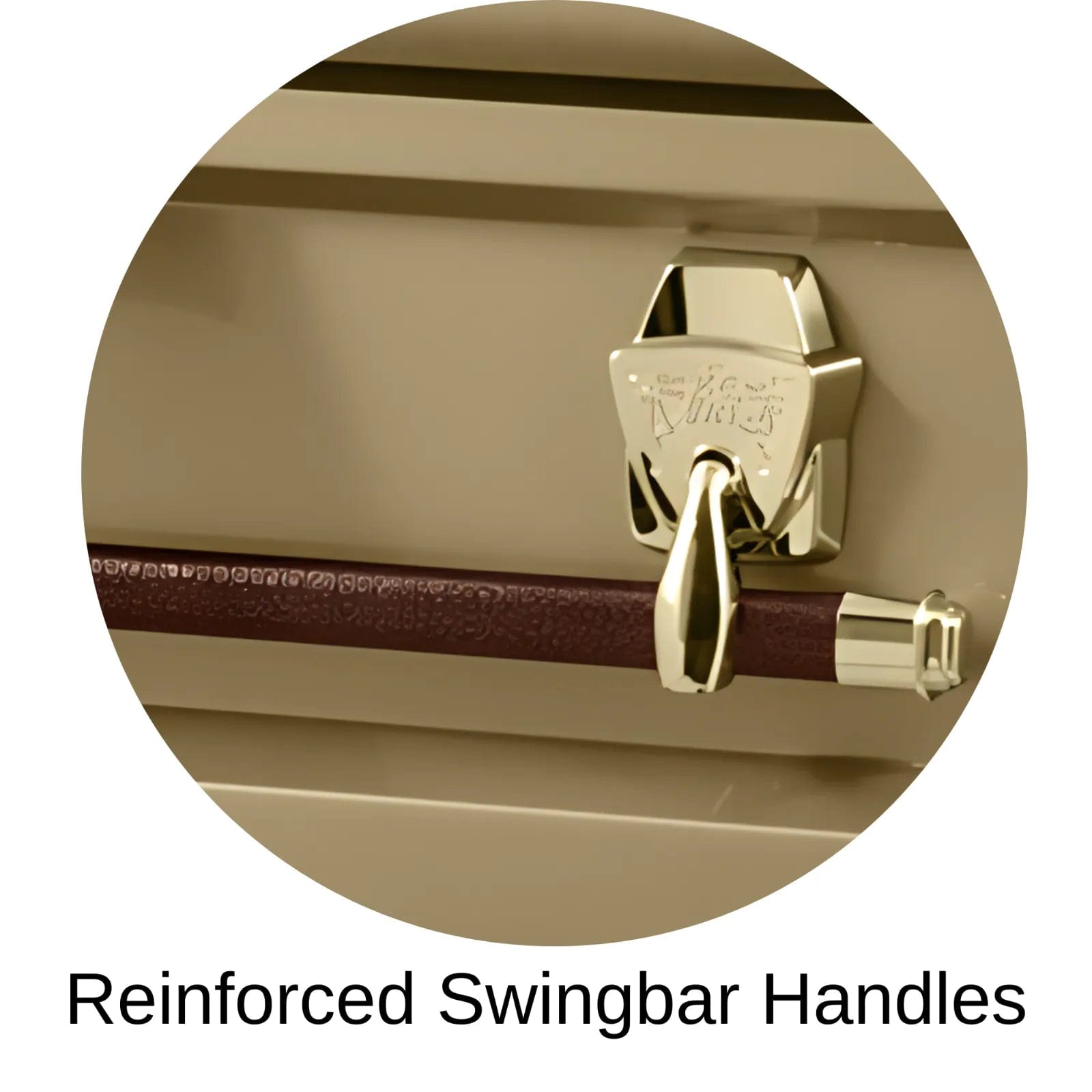 Reinforced Swingbar Handles Of Titan Cambridge Series Casket