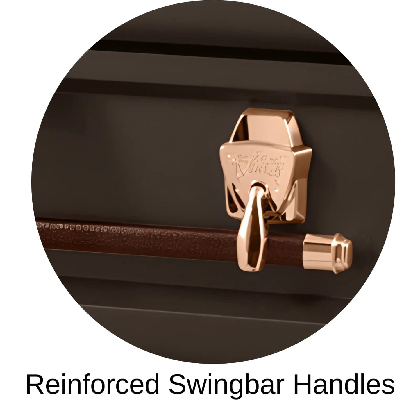 Reinforced Swingbar Handles Of Titan Cambridge Series Casket 