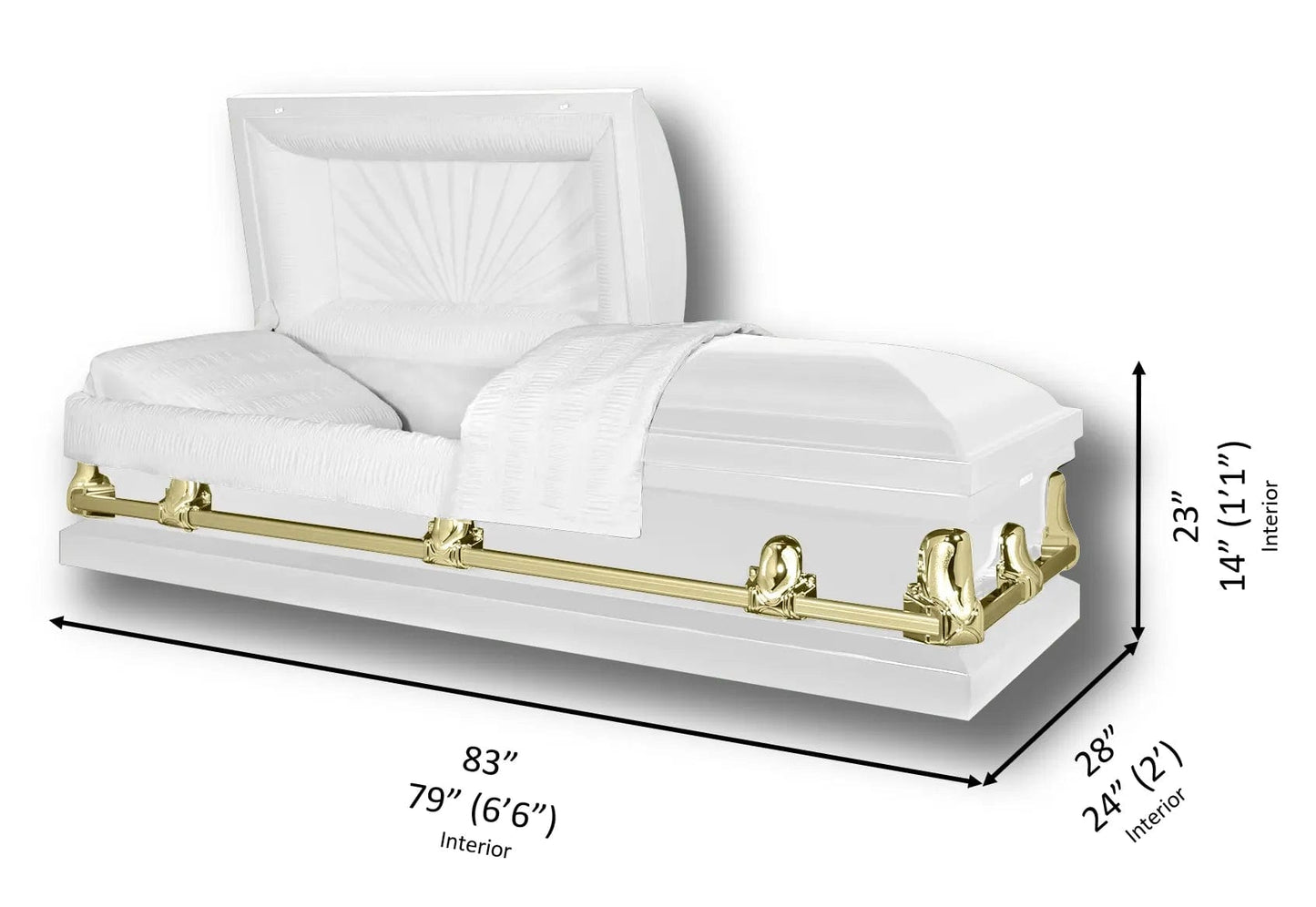 Dimensions Of Titan Casket Orion Series Casket
