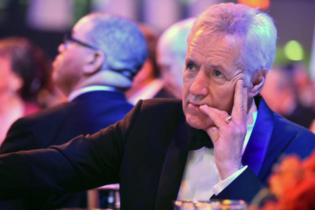 Alex Trebek at the 2016 USO Gala in Washington DC