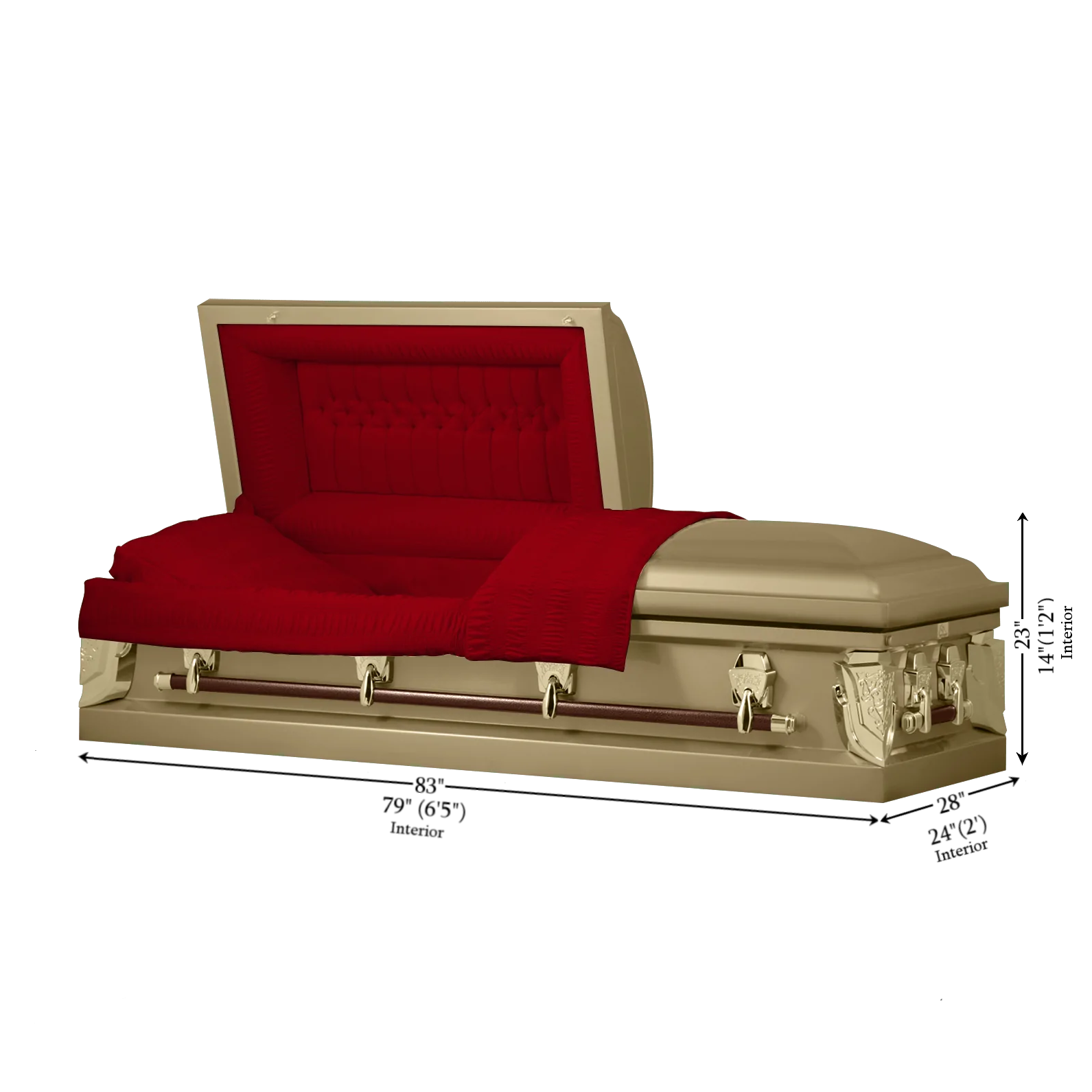 How To Determine The Dimensions Of A Casket Online?
