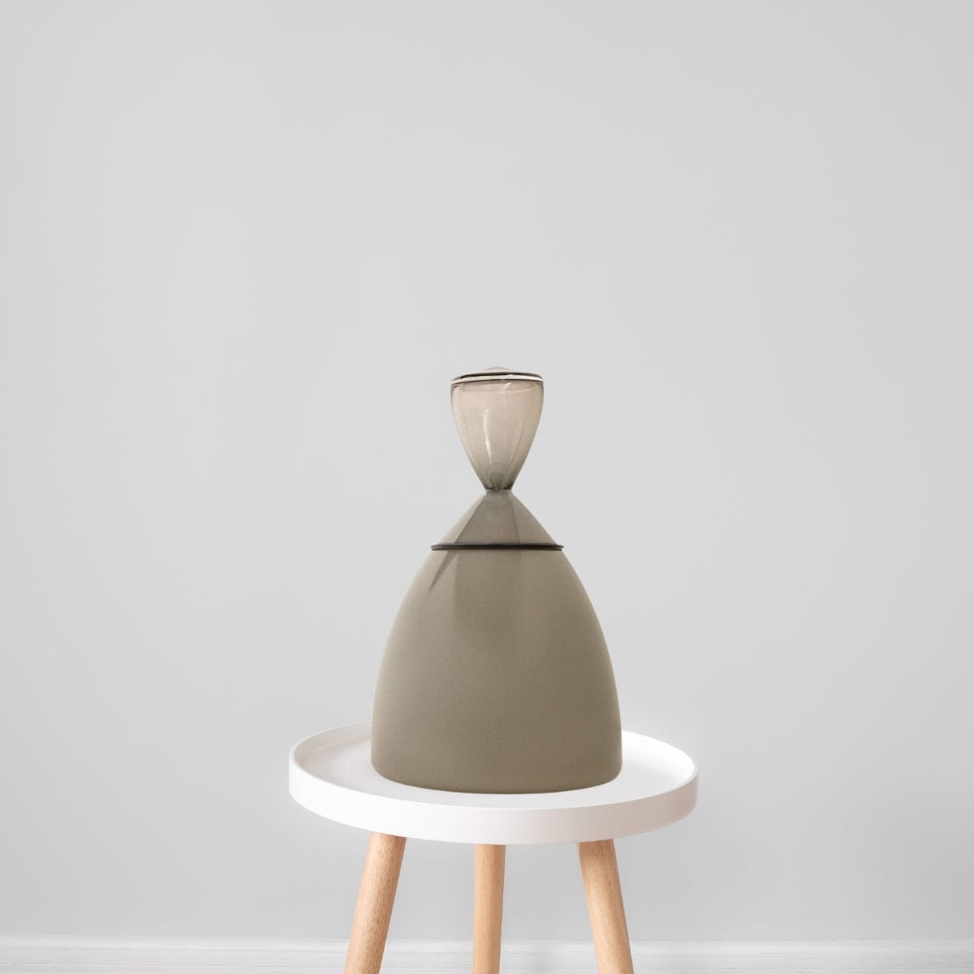 Solstice X Vitreluxe | Gray Halo Adult Urn