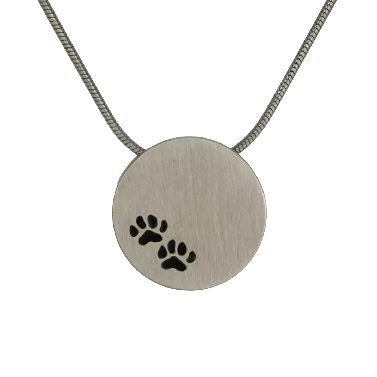 Pewter Paw Prints Pendant