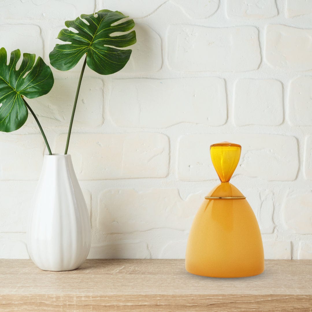 Solstice X Vitreluxe | Ochre Halo Adult Urn