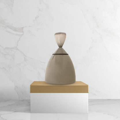 Solstice X Vitreluxe | Gray Halo Adult Urn