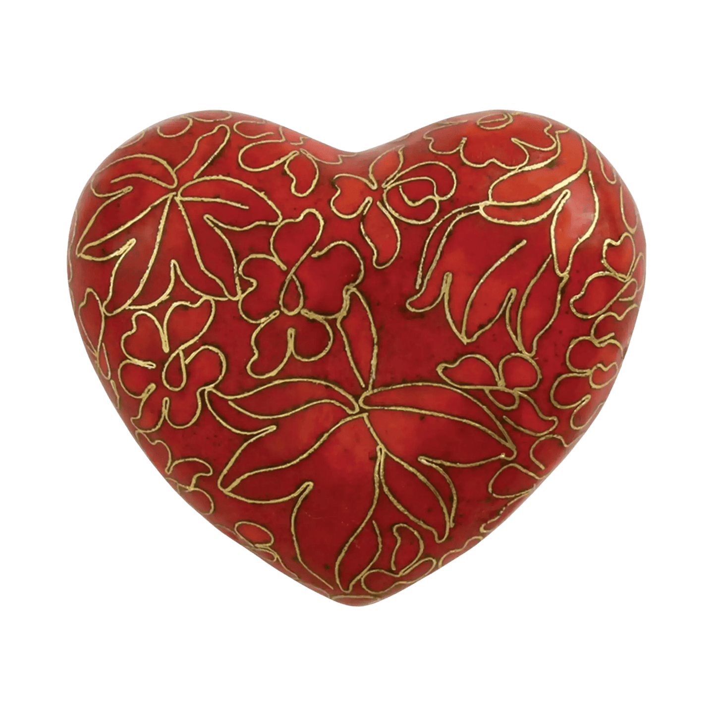 Etienne Autumn Leaves Heart Shaped Keepsake Urn