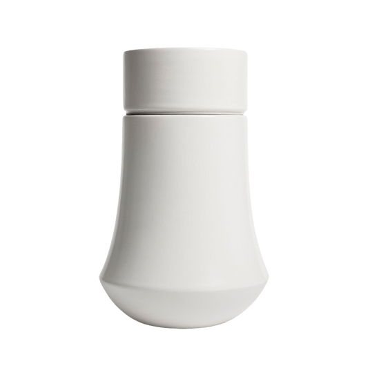 Emblem Ceramic Urn | Soft White Adult Urn