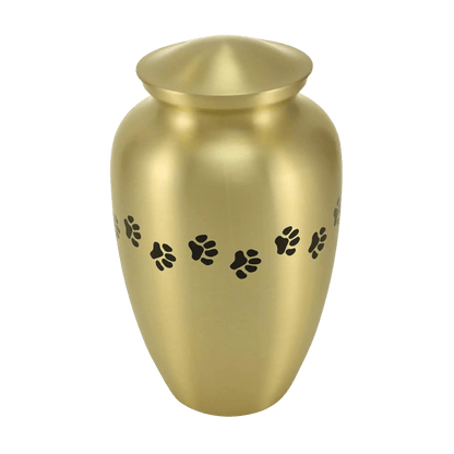 Classic Paws Brass Pet Urn