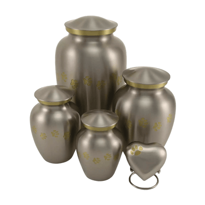 Classic Paws Pewter Pet Urn