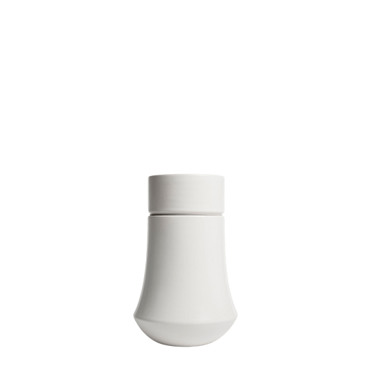 Emblem Ceramic Urn | Soft White Keepsake Urn