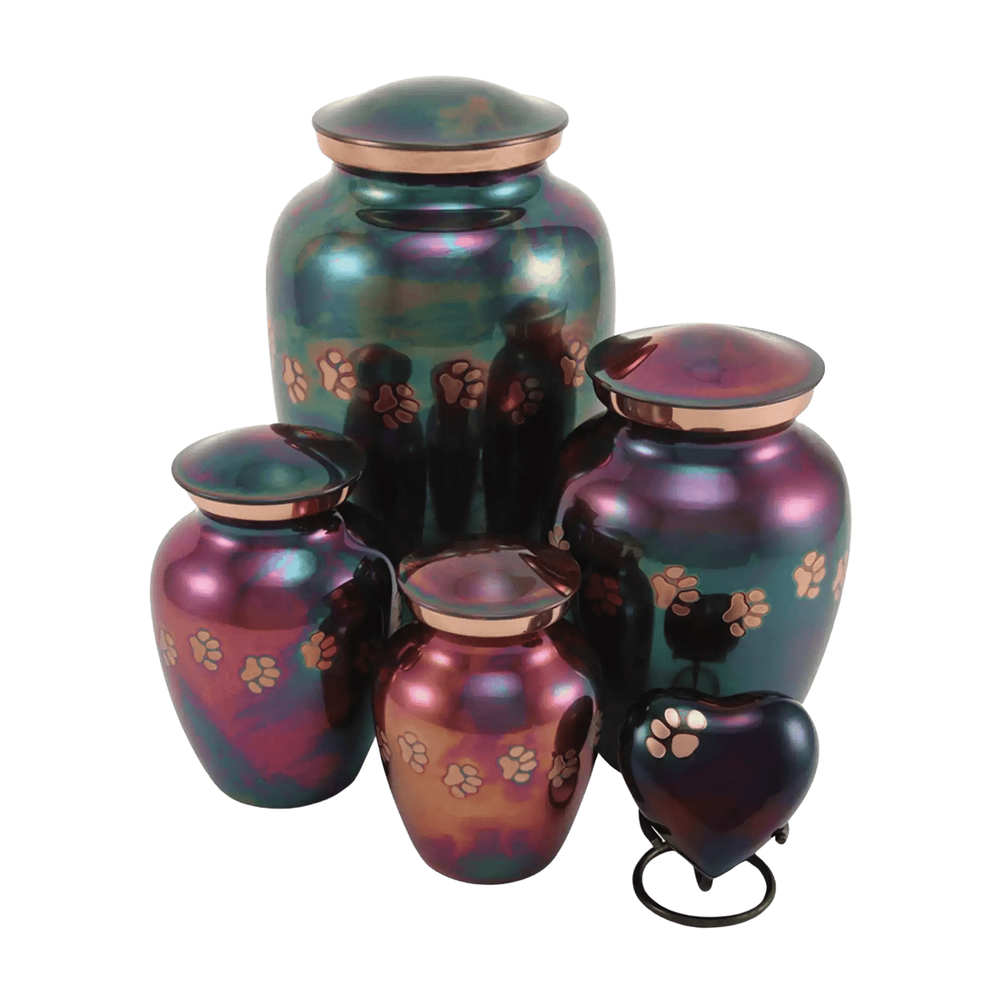 Classic Paws Raku Pet Urn