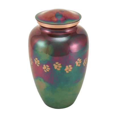 Classic Paws Raku Pet Urn