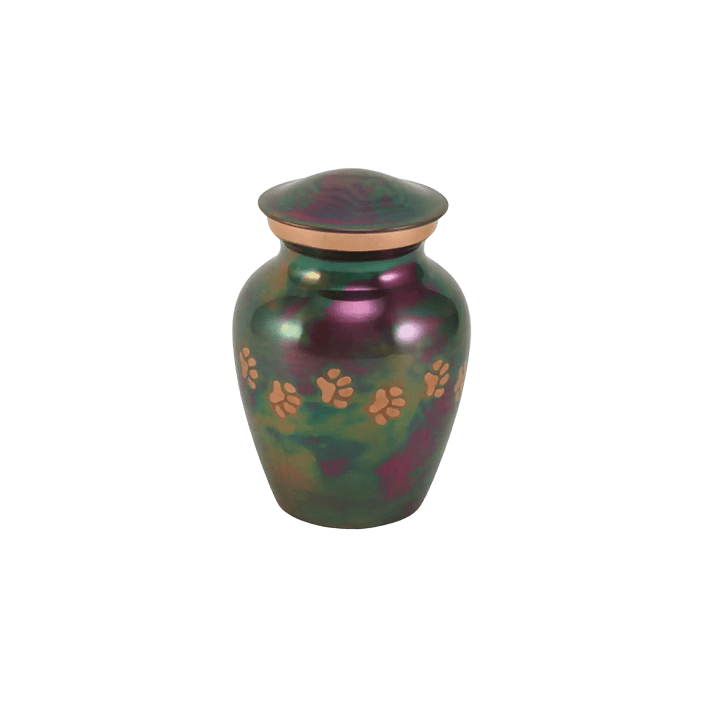 Classic Paw Raku Keepsake Pet Urn