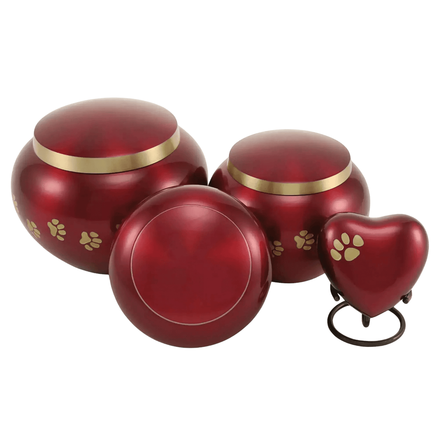 Odyssey® Paw Crimson Pet Urn