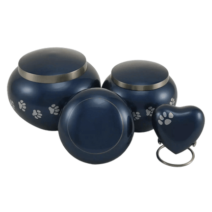 Odyssey® Paw Moonlight Blue Pet Urn