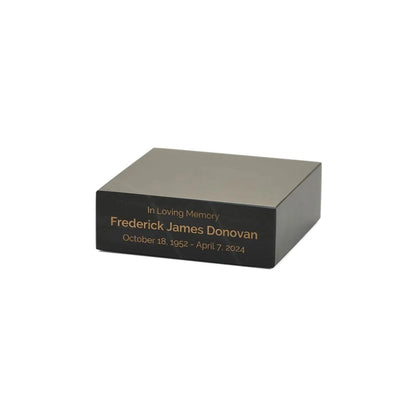 Marble Base Black Gold Engraving