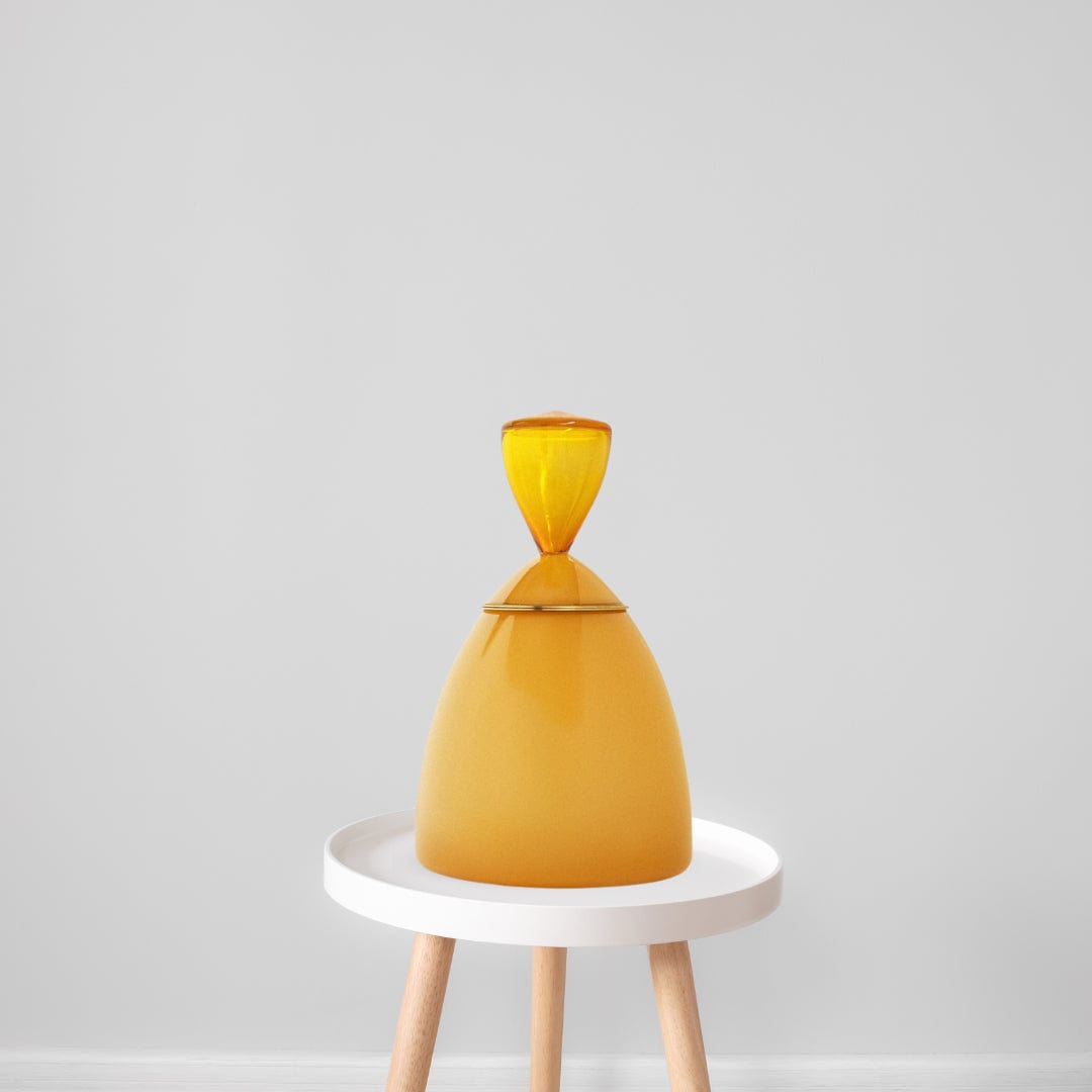 Solstice X Vitreluxe | Ochre Halo Adult Urn