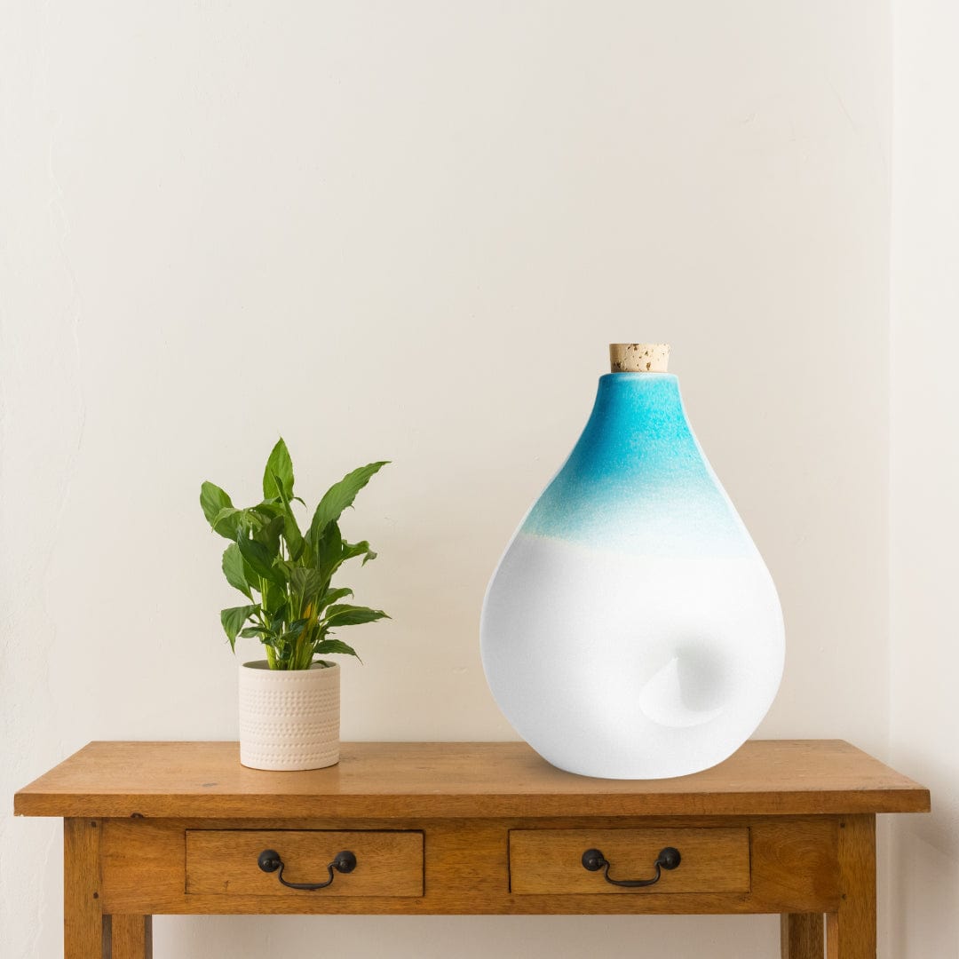 Solstice X Esque Studio |  Billow Blue Adult Urn